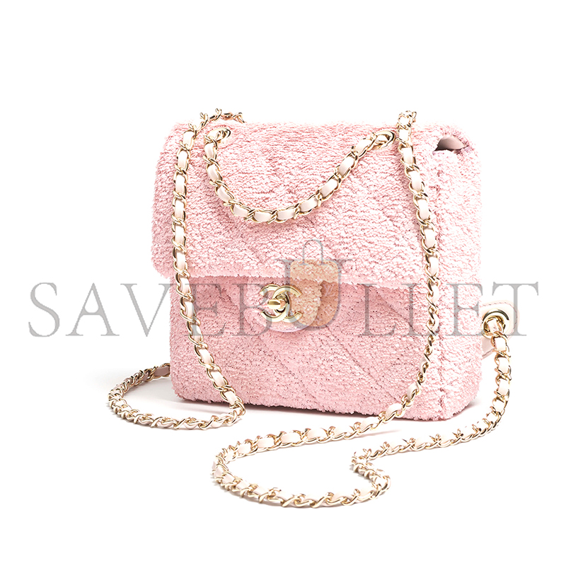 CHANEL BACKPACK QUILTED SEQUINS & GOLD-TONE METAL PINK AS5711 (21*17*7cm) CHANEL BACKPACK QUILTED SEQUINS & GOLD-TONE METAL PINK AS5711 (21*17*7cm)