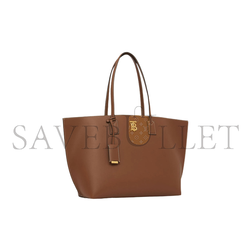 BURBERRY TB SMOOTH LEATHER TOTE BAG 80525031 (34*28*14cm)