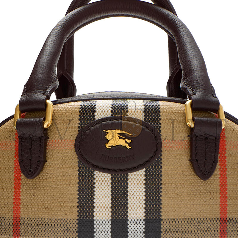 BURBERRY MINI HIGHLANDS BOWLING BAG 81152811 (19.5*12*9cm) BURBERRY MINI HIGHLANDS BOWLING BAG 81152811 (19.5*12*9cm)