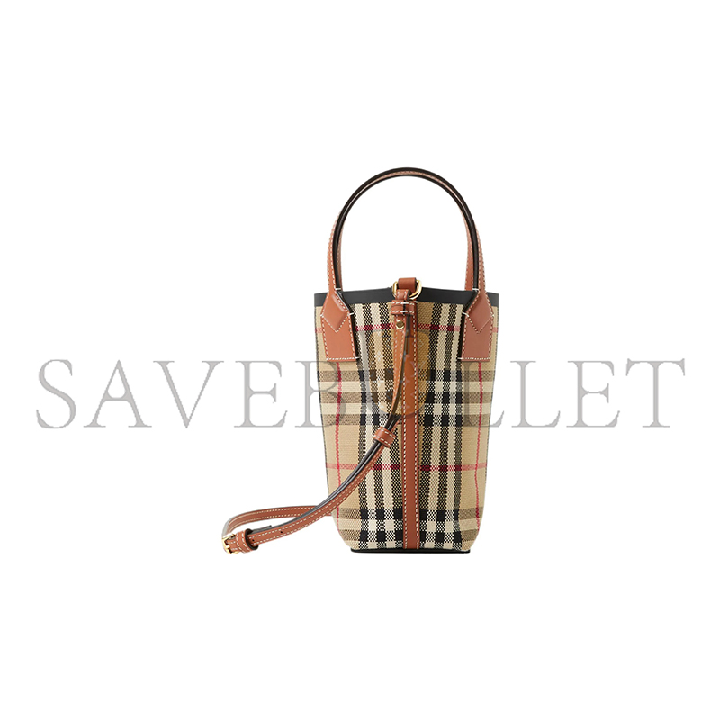 BURBERRY MINI LONDON TOTE BAG 80704611 (19.5*13*8.5cm)