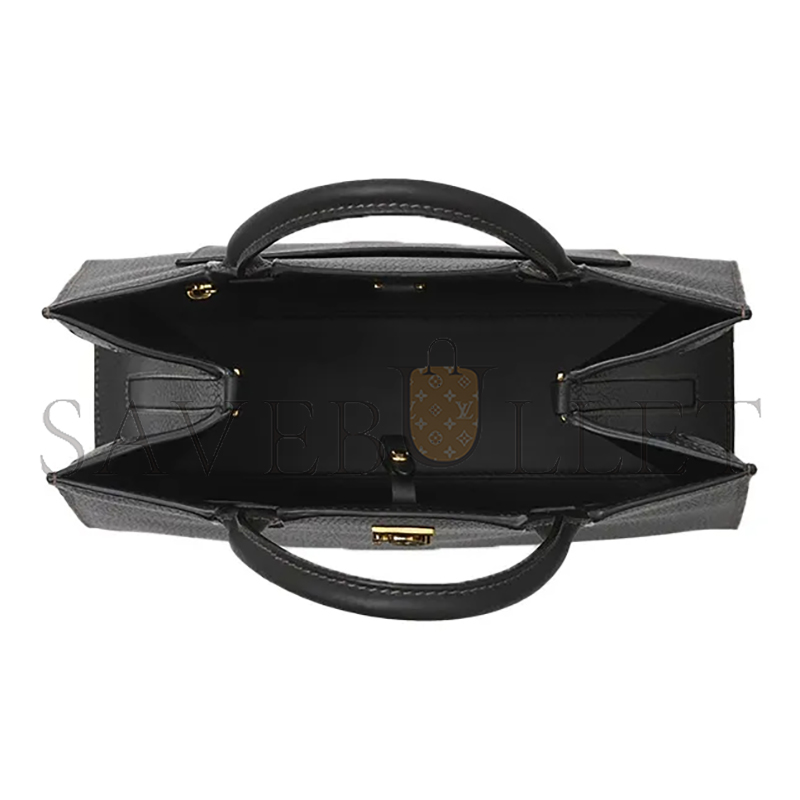 BURBERRY MINI FRANCES TOTE BAG IN GRAIN LEATHER 80490441 (27*20*11cm)