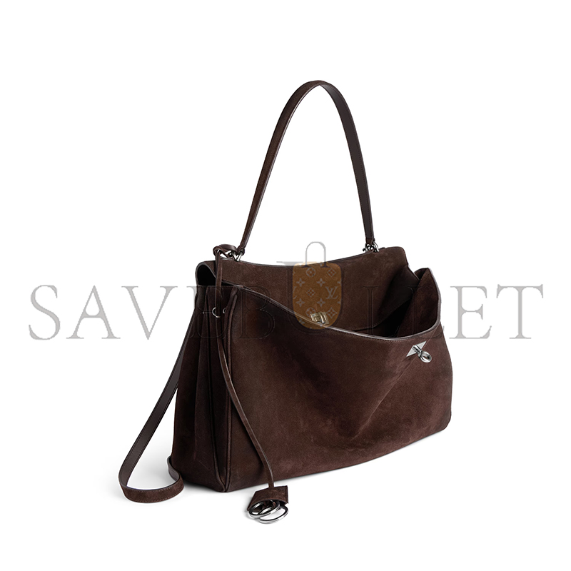 BALENCIAGA RODEO HANDBAG LARGE IN LIGHT ESPRESSO 7897442AB4G2308 (39.8*29.9*12.9cm) BALENCIAGA RODEO HANDBAG LARGE IN LIGHT ESPRESSO 7897442AB4G2308 (39.8*29.9*12.9cm)