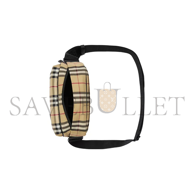 BURBERRY PADDY VINTAGE-CHECK MESSENGER BAG 80697601 (22.5*16*6.5cm)