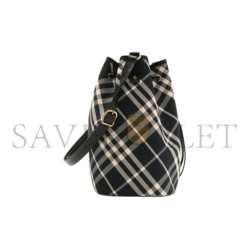 BURBERRY MEDIUM CHECK BUCKET BAG 80938711 (29*27.5*16cm)