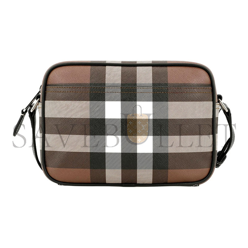 BURBERRY CHECK-PRINT CROSSBODY BAG IN BROWN 80491451 (22.5*14.5*8.2cm) BURBERRY CHECK-PRINT CROSSBODY BAG IN BROWN 80491451 (22.5*14.5*8.2cm)