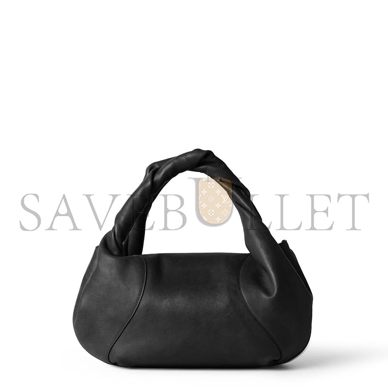 FENDI SPY SMALL BLACK LEATHER BAG 8BR838AYCTF0KUR (32*18*12cm)