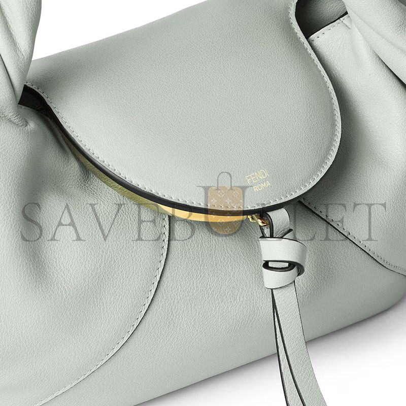 FENDI SPY SMALL MATCHA GREEN LEATHER BAG 8BR838AYCTF1SK5 (32*18*12cm)