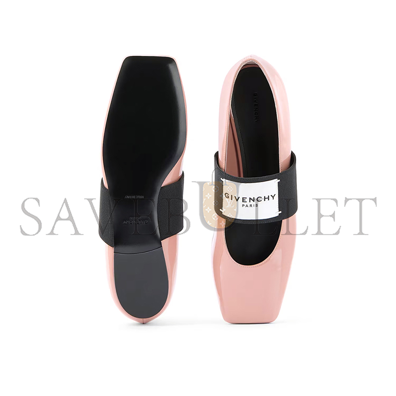 GIVENCHY SLICED SQUARE BALLERINAS IN PATENT LEATHER BE5010E2FF-272