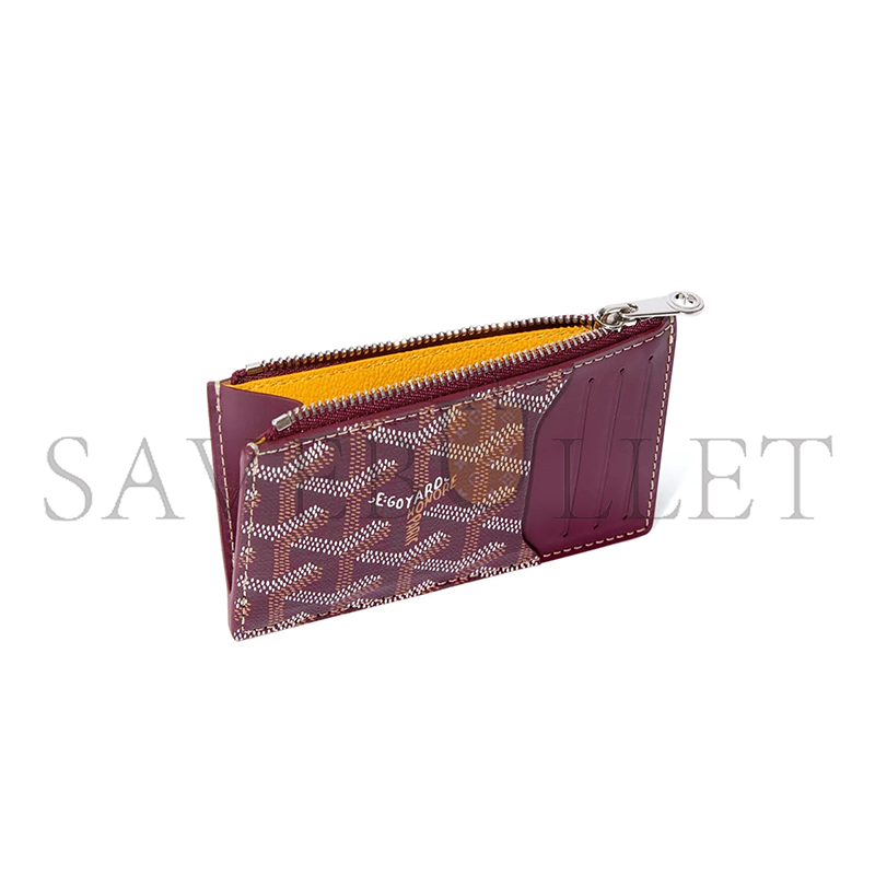 GOYARD BOURBON ZIPPED CARD HOLDER BOURBOPMLTY33CL33P (12.5*8.4*1cm) GOYARD BOURBON ZIPPED CARD HOLDER BOURBOPMLTY33CL33P (12.5*8.4*1cm)