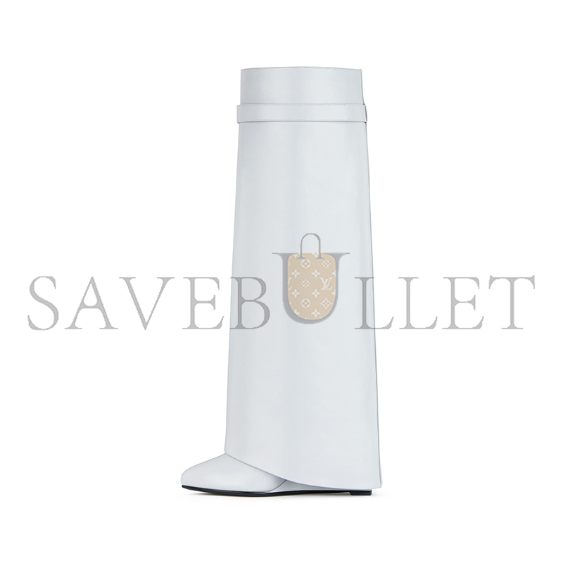 GIVENCHY SHARK LOCK BOOTS IN BOX LEATHER 365104 GIVENCHY SHARK LOCK BOOTS IN BOX LEATHER 365104