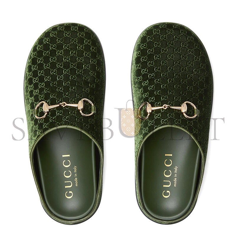 GUCCI WOMEN'S MULE WITH HORSEBIT 837130 01 GUCCI WOMEN'S MULE WITH HORSEBIT 837130 01