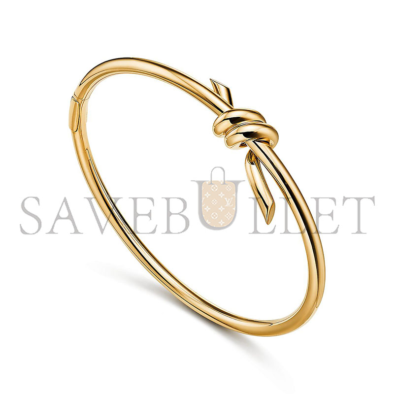 TIFFANY WIRE BANGLE IN YELLOW GOLD 70414961