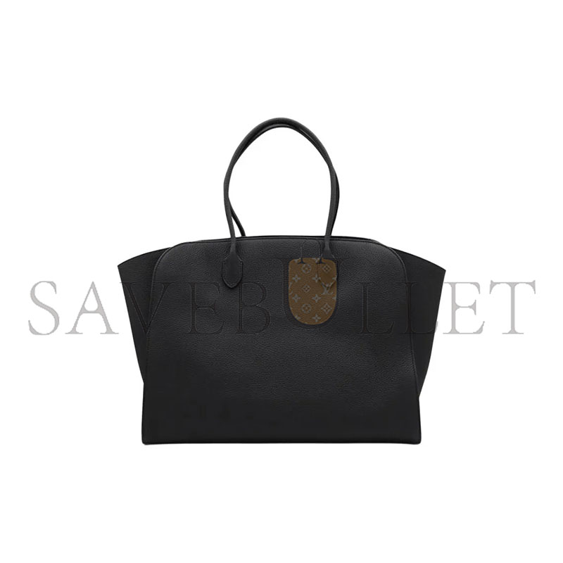 THE ROW MARLO BLACK GRAIN LEATHER TOTE BAG W1773L133TIYS (43*30*23cm)