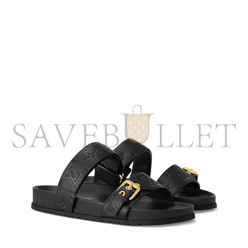 LOUIS VUITTON BOM DIA COMFORT FLAT SOLE FLIP FLOPS 1ABVNA LOUIS VUITTON BOM DIA COMFORT FLAT SOLE FLIP FLOPS 1ABVNA