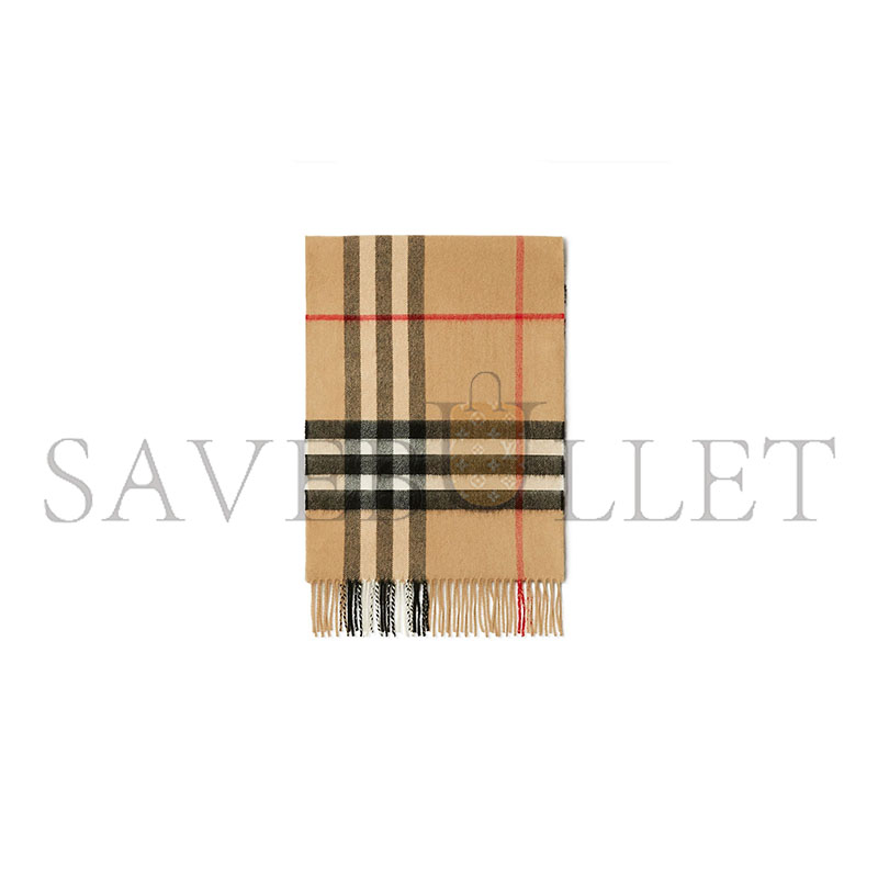 BURBERRY CHECK CASHMERE SCARF 80765761 (168*30cm) BURBERRY CHECK CASHMERE SCARF 80765761 (168*30cm)