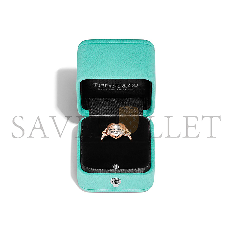 TIFFANY FULL HEART RING IN ROSE GOLD 73584183