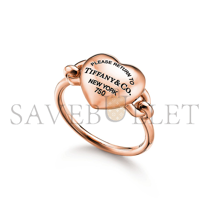 TIFFANY FULL HEART RING IN ROSE GOLD 73584183