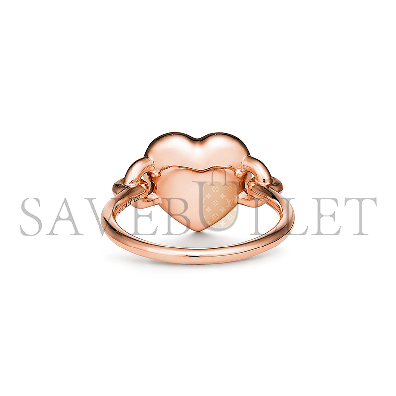 TIFFANY FULL HEART RING IN ROSE GOLD 73584183