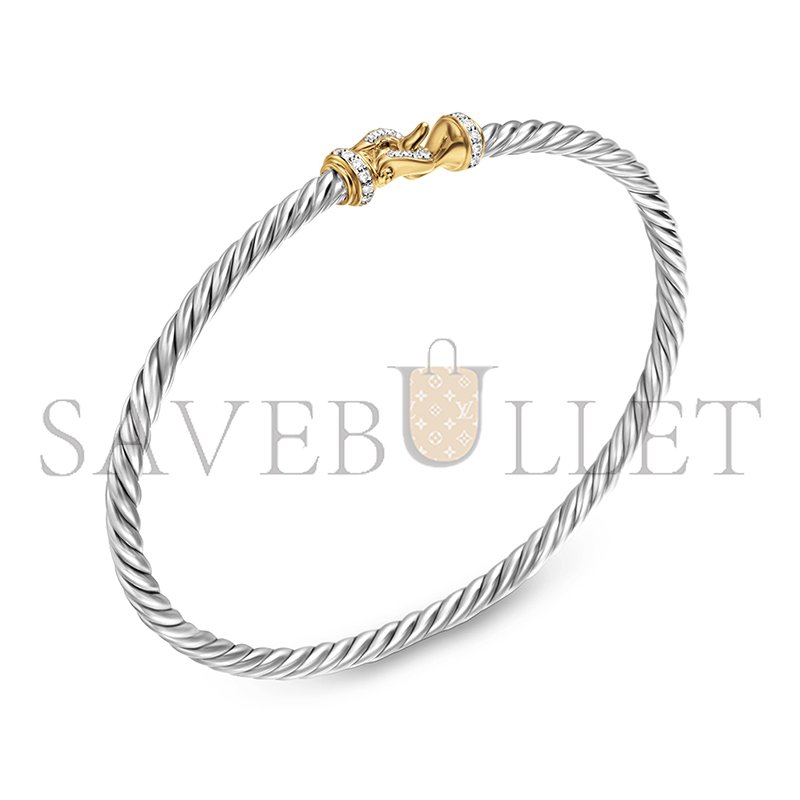 DAVID YURMAN BUCKLE CLASSIC CABLE BRACELET B16841DS8ADI