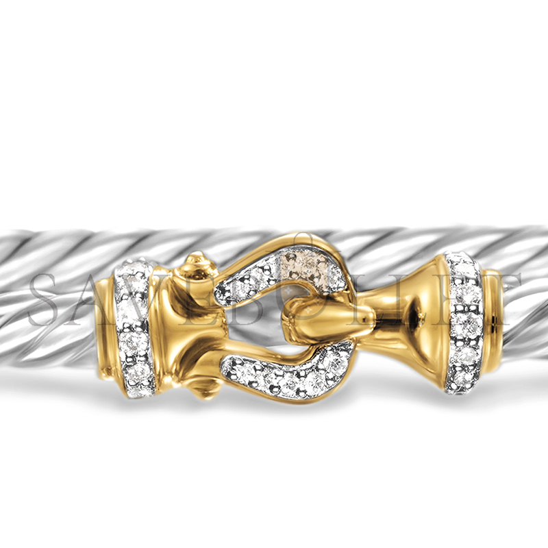 DAVID YURMAN BUCKLE CLASSIC CABLE BRACELET B16841DS8ADI