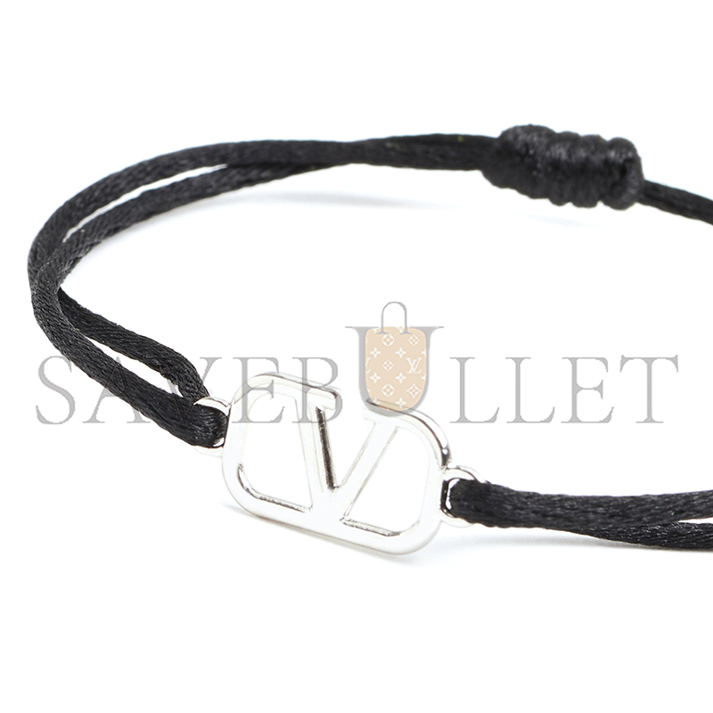 VALENTINO VLOGO SIGNATURE COTTON BRACELET YJ0M96DTK0NO VALENTINO VLOGO SIGNATURE COTTON BRACELET YJ0M96DTK0NO