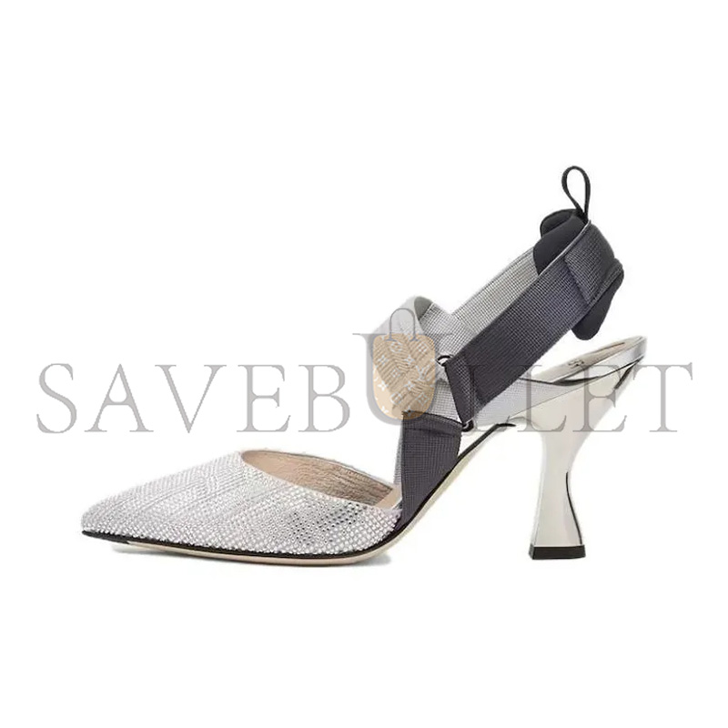 FENDI COLIBRI HIGH-HEELED SLINGBACKS 8J8476AQ62F1MYB
