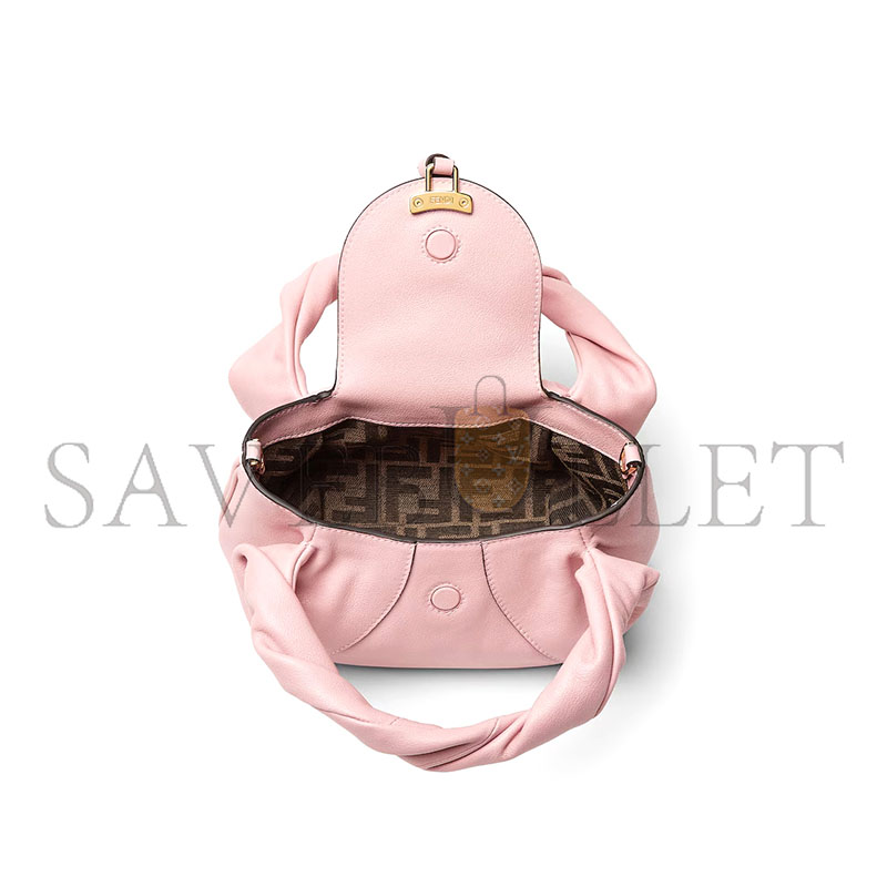 FENDI MINI FENDI SPY LIGHT PINK LEATHER MINI BAG 8BS110AYCTF1CJY (15*12.5*11cm) FENDI MINI FENDI SPY LIGHT PINK LEATHER MINI BAG 8BS110AYCTF1CJY (15*12.5*11cm)