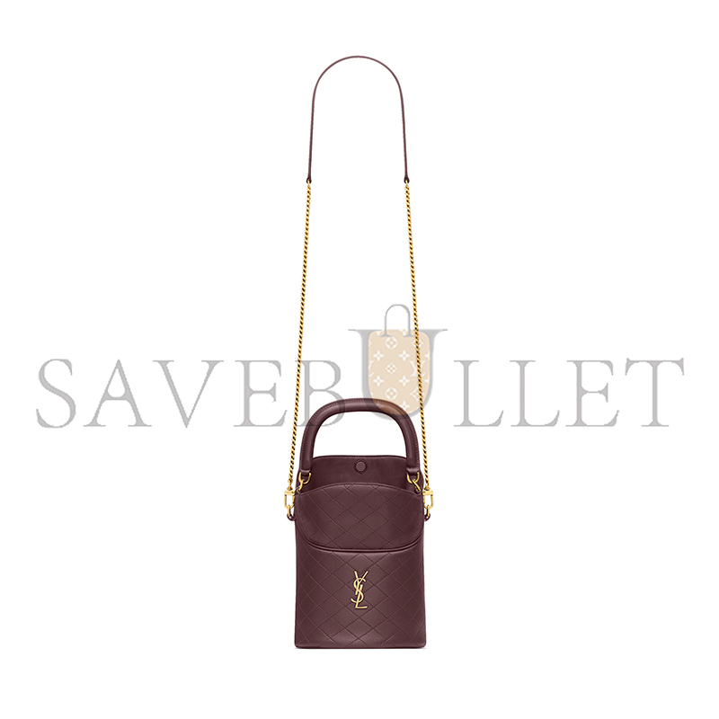 YSL GABY BUCKET BAG IN LAMBSKIN 7639611EL076195 (18*15*13cm) YSL GABY BUCKET BAG IN LAMBSKIN 7639611EL076195 (18*15*13cm)