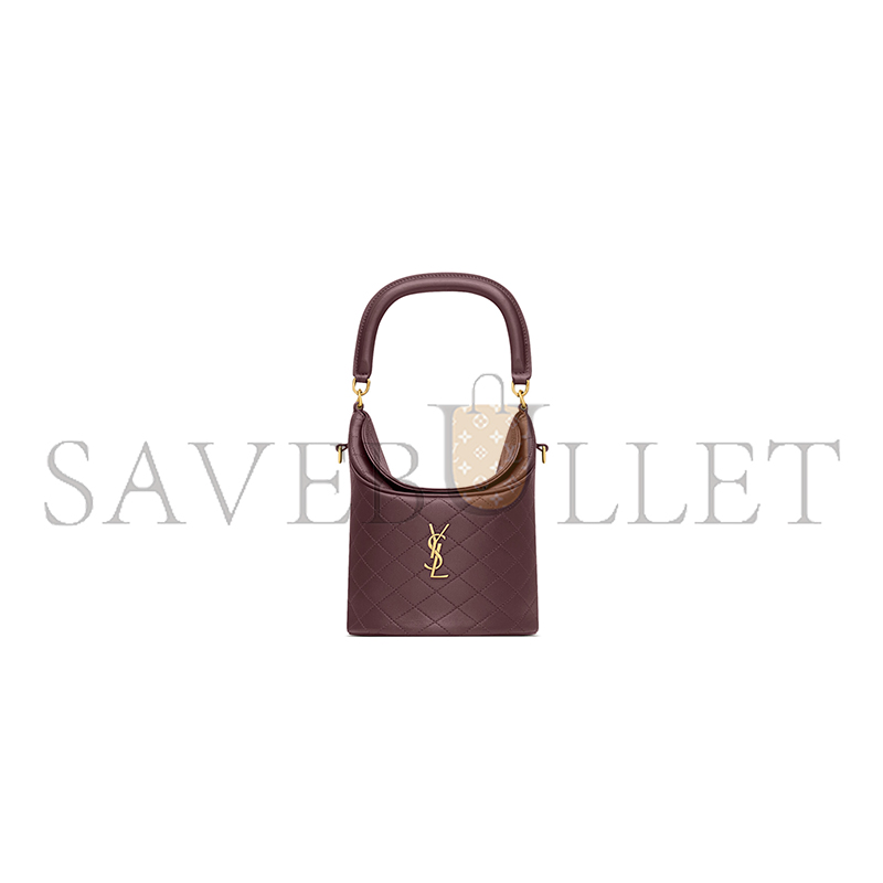 YSL GABY BUCKET BAG IN LAMBSKIN 7639611EL076195 (18*15*13cm) YSL GABY BUCKET BAG IN LAMBSKIN 7639611EL076195 (18*15*13cm)