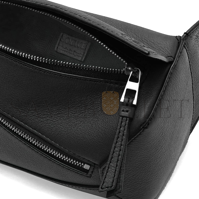 LOEWE MINI PUZZLE EDGE BUMBAG IN CLASSIC CALFSKIN B510EB1X03 (17.5*11.8*7.5cm)