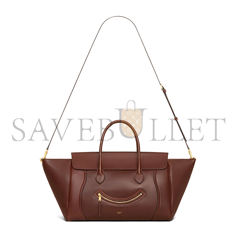 CELINE MEDIUM SMILING NEW LUGGAGE IN SUPPLE SHINY LAMBSKIN 123693GW2.28BK (36*22*16cm) CELINE MEDIUM SMILING NEW LUGGAGE IN SUPPLE SHINY LAMBSKIN 123693GW2.28BK (36*22*16cm)