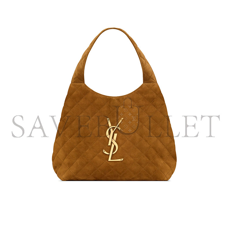 YSL ICARE MEDIUM IN QUILTED SUEDE 858191AAF9P2916 (31*28*15cm) YSL ICARE MEDIUM IN QUILTED SUEDE 858191AAF9P2916 (31*28*15cm)