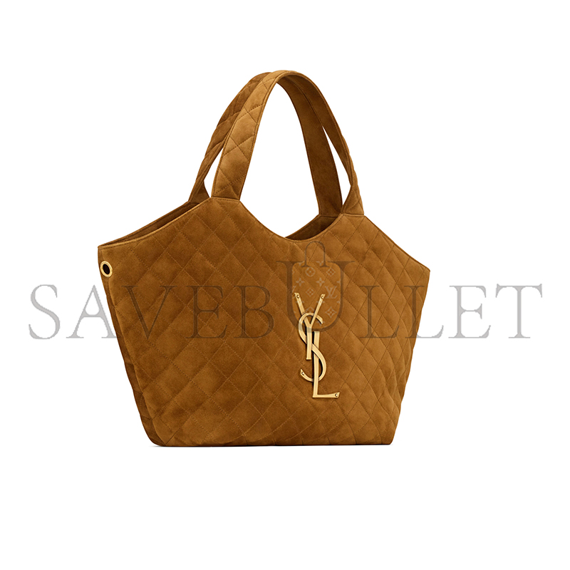 YSL ICARE MEDIUM IN QUILTED SUEDE 858191AAF9P2916 (31*28*15cm) YSL ICARE MEDIUM IN QUILTED SUEDE 858191AAF9P2916 (31*28*15cm)