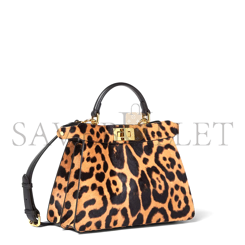 FENDI PEEKABOO ISEEU SMALL PRINTED CAVALLINO CALFSKIN BAG 8BN327AVQ5F0A6E (27*21*11cm) FENDI PEEKABOO ISEEU SMALL PRINTED CAVALLINO CALFSKIN BAG 8BN327AVQ5F0A6E (27*21*11cm)