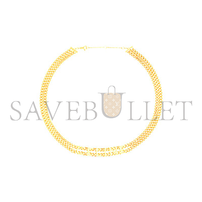 CELINE GOURMETTE GOLD-PLATED BRASS BRACELET 460MK6BRA.35OR CELINE GOURMETTE GOLD-PLATED BRASS BRACELET 460MK6BRA.35OR