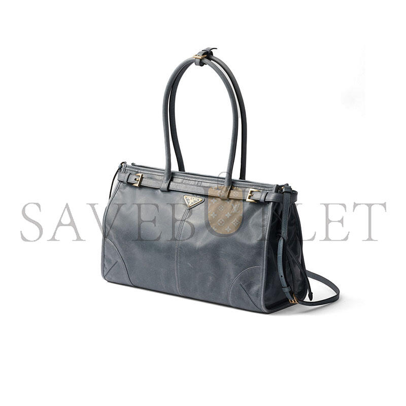 PRADA BONNIE LARGE LEATHER HANDBAG 1BA433 (38*24*12cm) PRADA BONNIE LARGE LEATHER HANDBAG 1BA433 (38*24*12cm)
