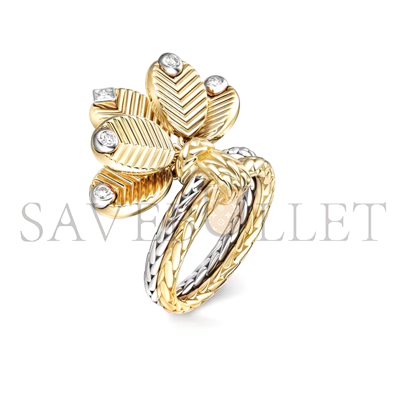 CARTIER GRAIN DE CAFÉ RING DIAMONDS B4242252 CARTIER GRAIN DE CAFÉ RING DIAMONDS B4242252