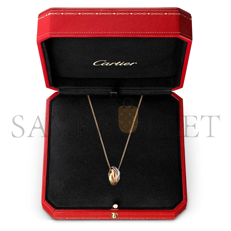 CARTIER TRINITY PILLOW PENDANT NECKLACE B7224955