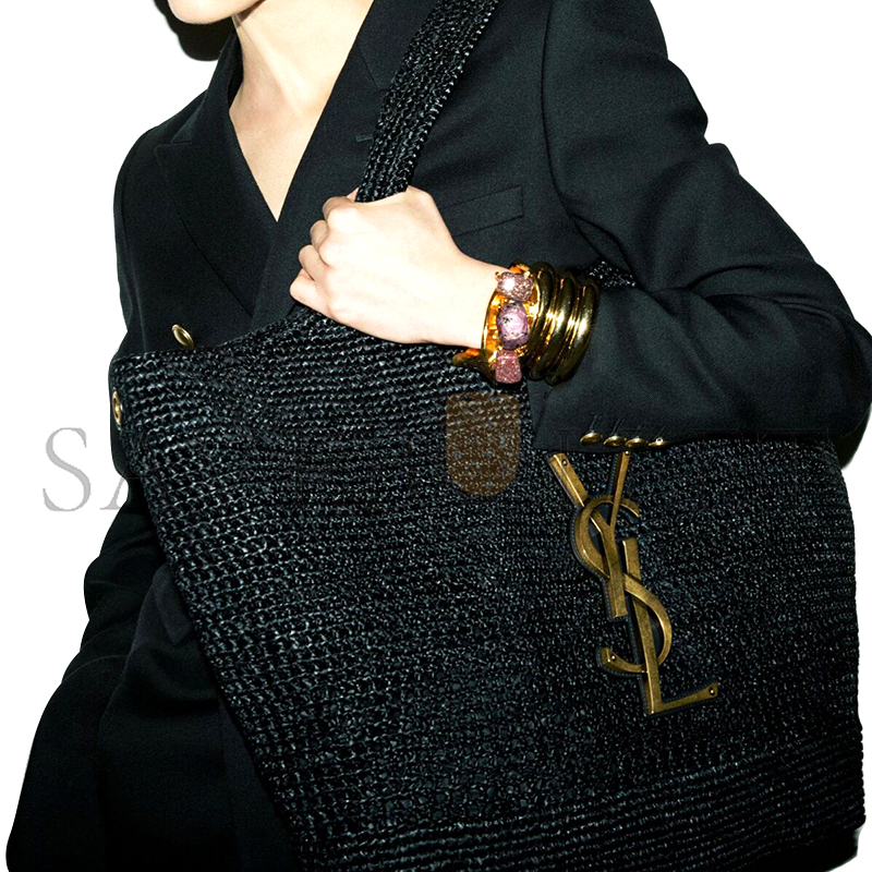YSL ICARE IN RAFFIA 772191GAAFM1000 (55*43*5cm) YSL ICARE IN RAFFIA 772191GAAFM1000 (55*43*5cm)