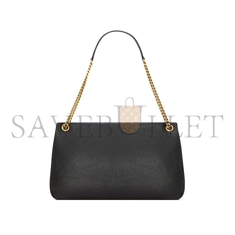 YSL CALYPSO LARGE IN GRAINED LAMBSKIN 777399AACYT1000 (38*22*12cm) YSL CALYPSO LARGE IN GRAINED LAMBSKIN 777399AACYT1000 (38*22*12cm)