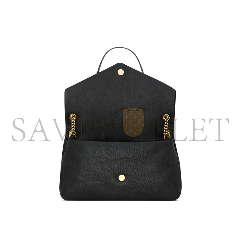 YSL CALYPSO LARGE IN GRAINED LAMBSKIN 777399AACYT1000 (38*22*12cm) YSL CALYPSO LARGE IN GRAINED LAMBSKIN 777399AACYT1000 (38*22*12cm)