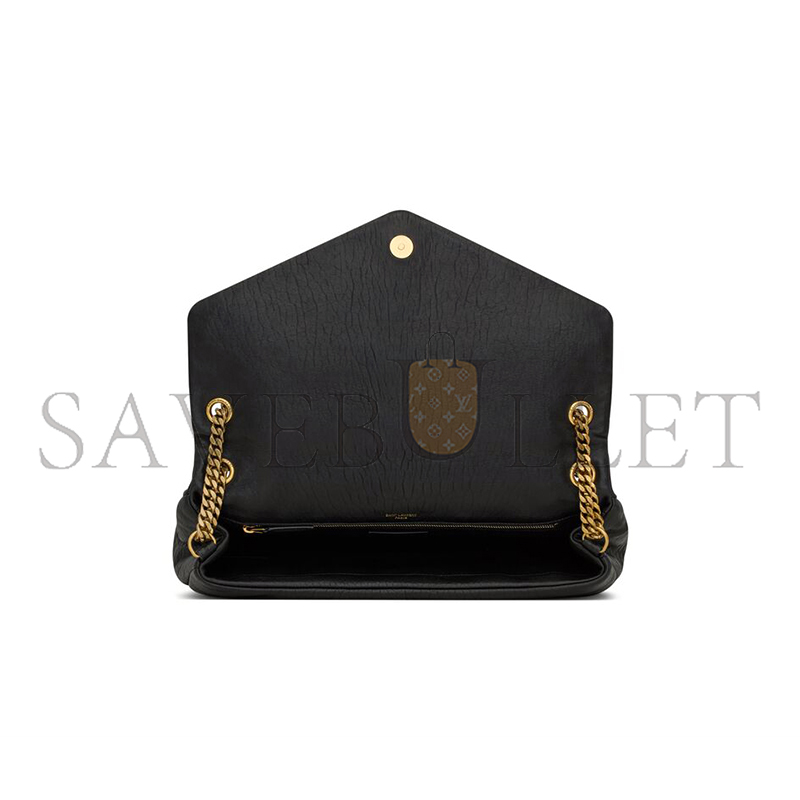 YSL CALYPSO LARGE IN GRAINED LAMBSKIN 777399AACYT1000 (38*22*12cm) YSL CALYPSO LARGE IN GRAINED LAMBSKIN 777399AACYT1000 (38*22*12cm)