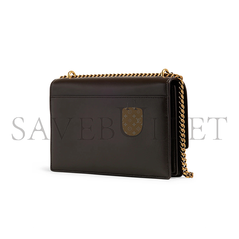 YSL SUNSET MEDIUM CHAIN BAG IN TEXTURED LEATHER 442906D420W2050 (22*8*16cm)