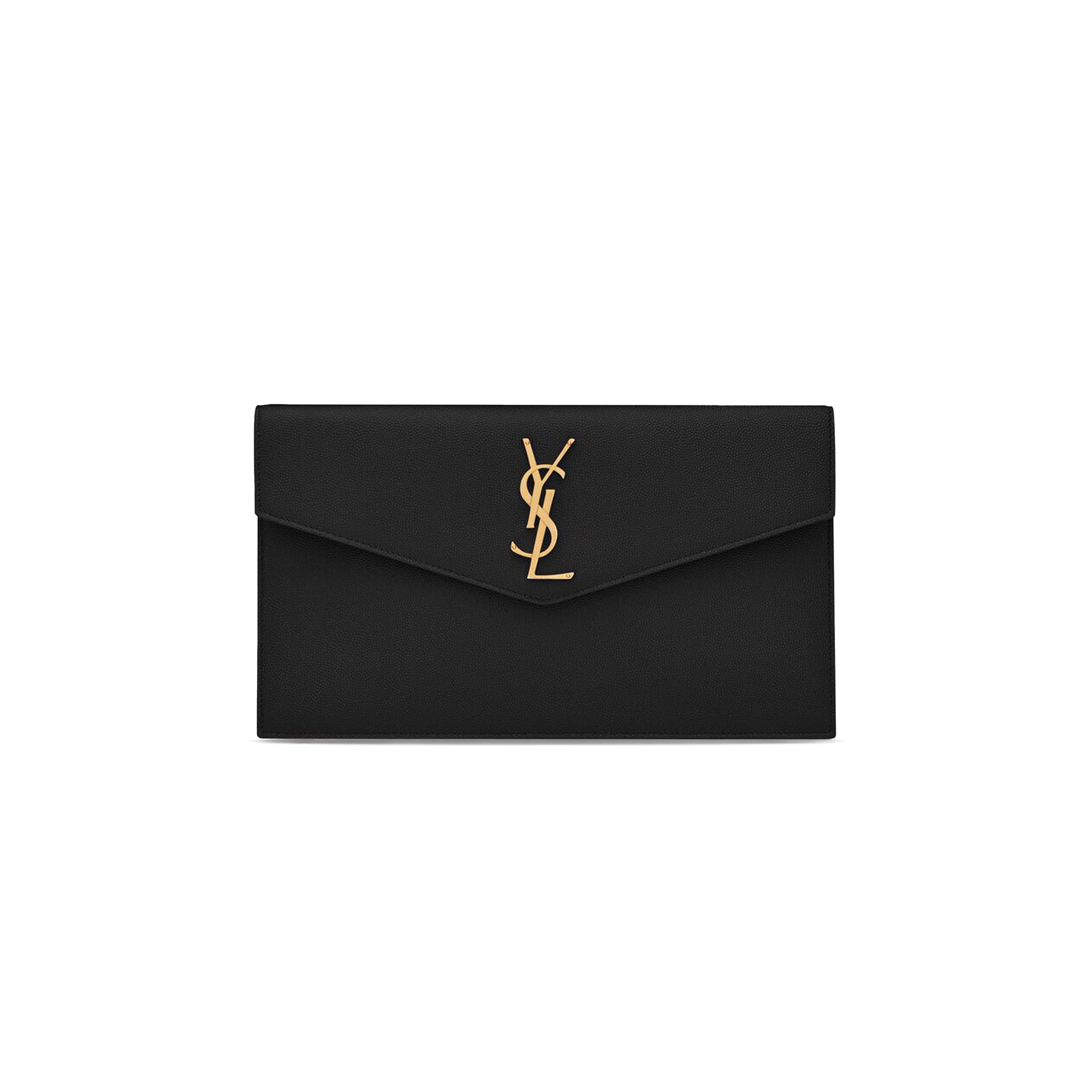 YSL UPTOWN POUCH IN GRAIN DE POUDRE LEATHER 5657391GF0J1000 (27*16*2cm) YSL UPTOWN POUCH IN GRAIN DE POUDRE LEATHER 5657391GF0J1000 (27*16*2cm)