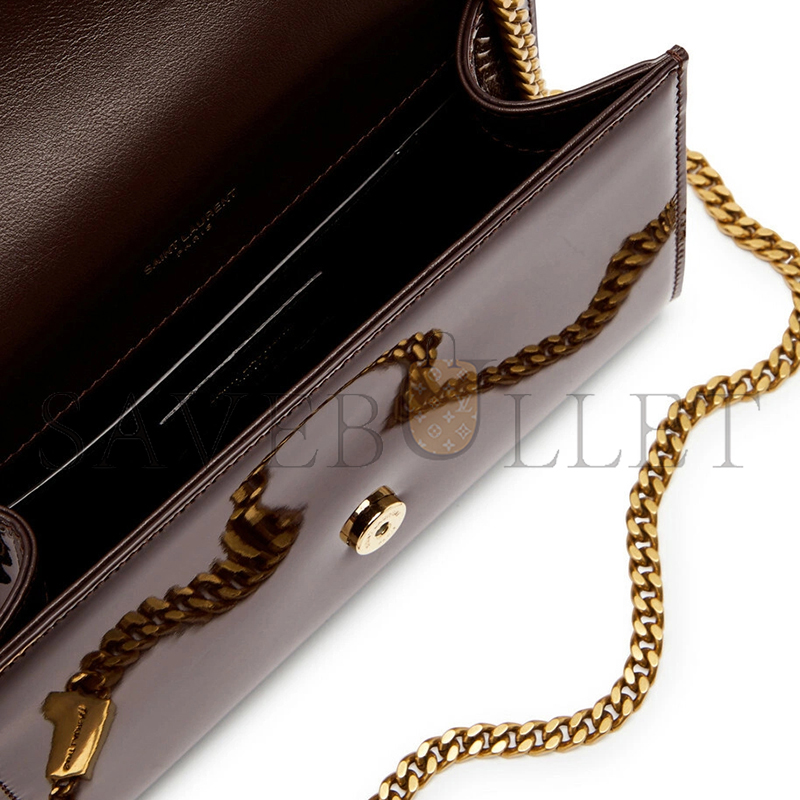 YSL KATE SMALL CHAIN BAG IN PATENT LEATHER 469390B870W2235 (20*12.5*5cm)