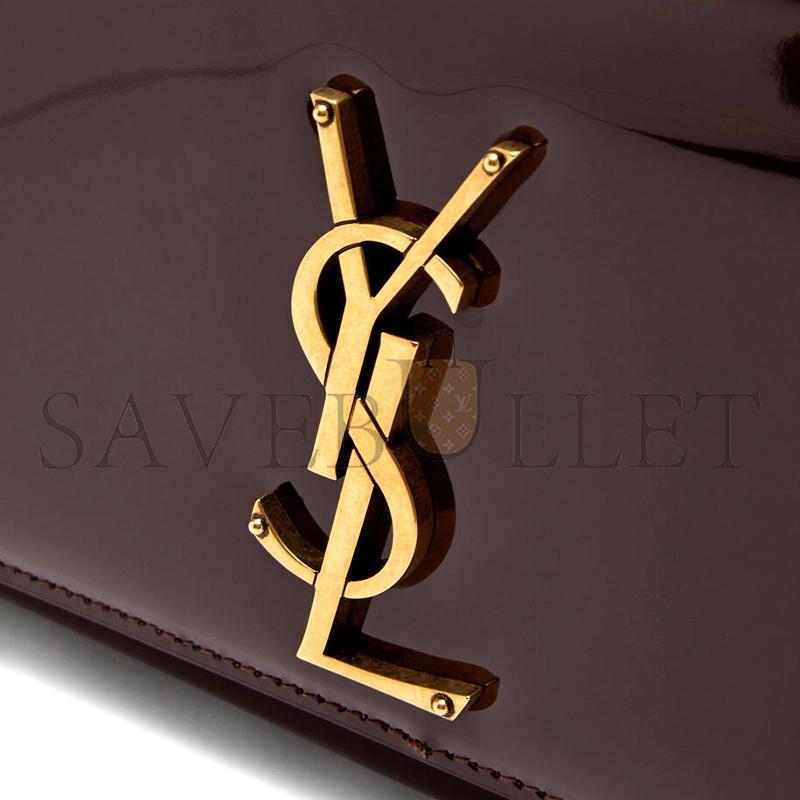 YSL KATE SMALL CHAIN BAG IN PATENT LEATHER 469390B870W2235 (20*12.5*5cm)