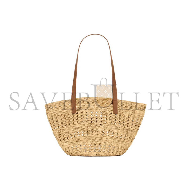 YSL PANIER SMALL BAG IN RAFFIA 761461GAAAC2080 (22/44x22x20cm) YSL PANIER SMALL BAG IN RAFFIA 761461GAAAC2080 (22/44x22x20cm)