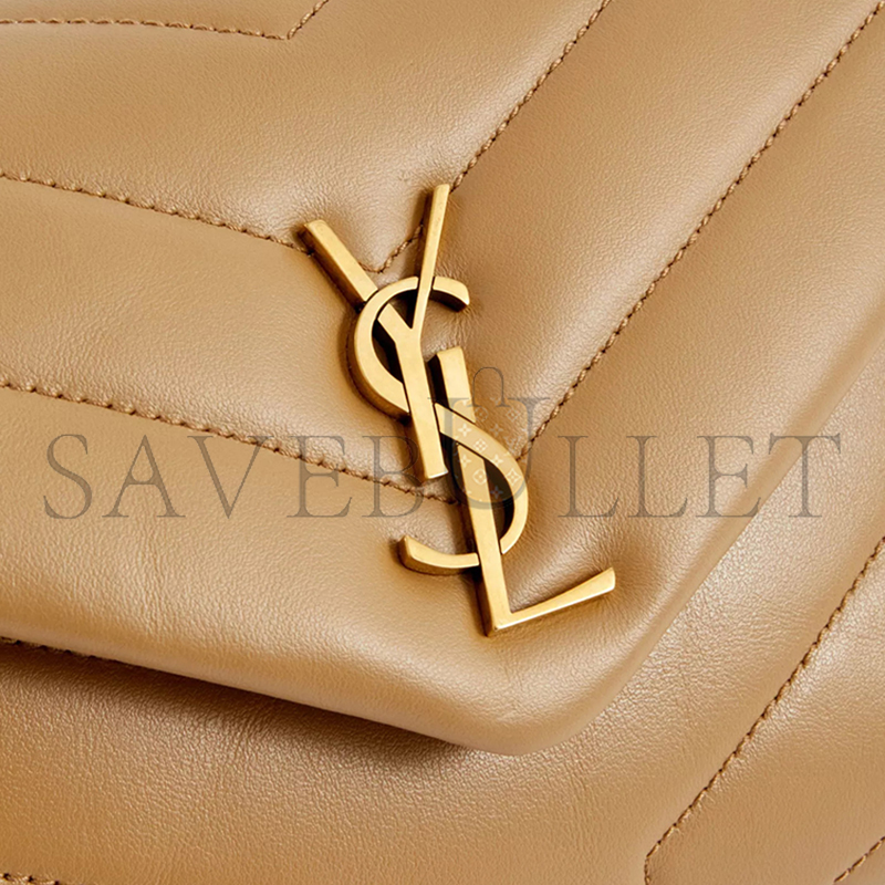 YSL TOY LOULOU SHOULDER BAG IN SMOOTH LEATHER 678401DV7072516 (20*14*7cm)