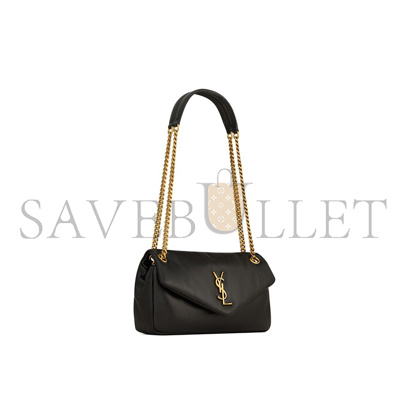 YSL CALYPSO SMALL IN PLUNGED LAMBSKIN 734153AACQO1000 (26*14*7cm) YSL CALYPSO SMALL IN PLUNGED LAMBSKIN 734153AACQO1000 (26*14*7cm)