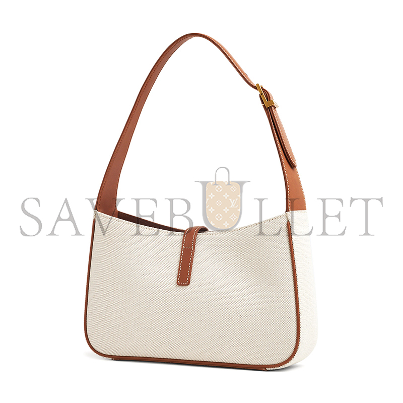 YSL LE 5 À 7 IN CANVAS AND LEATHER 657228FAAVH9093 (23*16*6.5cm)